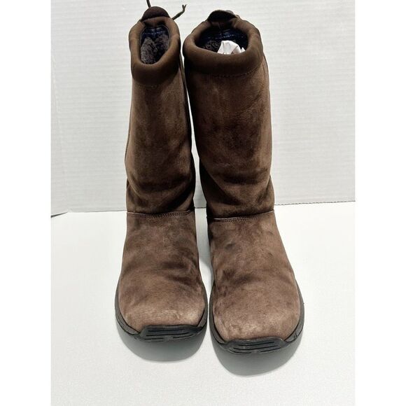 Merrell Primo Chill Masiff Boots Chocolate Suede Leather Winter Boots Brown 7.5 - Picture 8 of 16